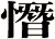 憯