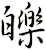 皪